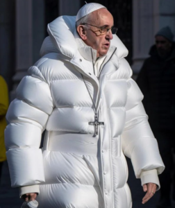 Pope puffer jacket