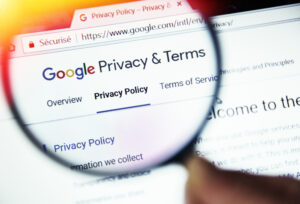 Atualização dos termos de privacidade da Google para dados de IA