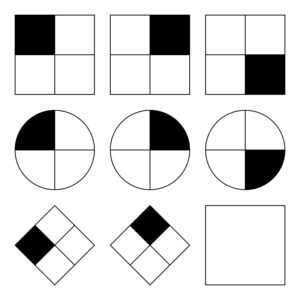 Exempel på Raven Progressive Matrix