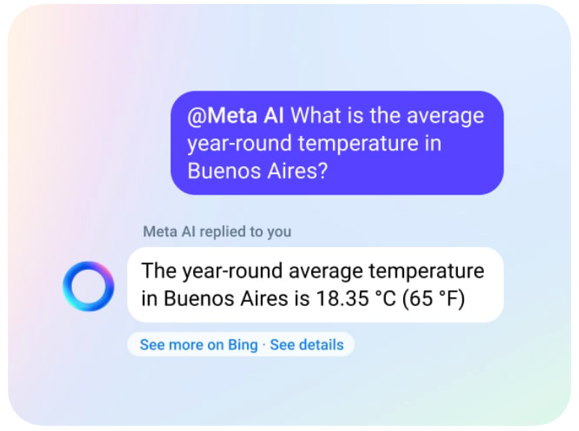 Meta AI Chattassistent